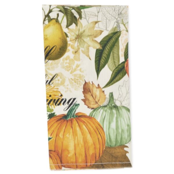 R-1010-A17-1 Sweet Pea Linens - Bright Fall, Harvest, Sunflower and Pumpkin Cloth Napkin (SKU#: R-1010-A17) - Main Product Image