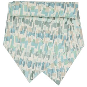 Britto Turquoise Blue Print 54 inch Table Runner (Final Sale)