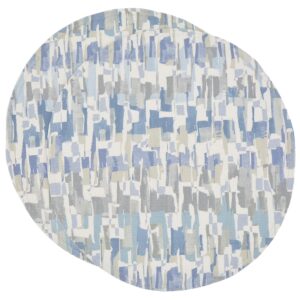 Britto Clearwater Blue Print Charger-Center Round Placemat (Final Sale)