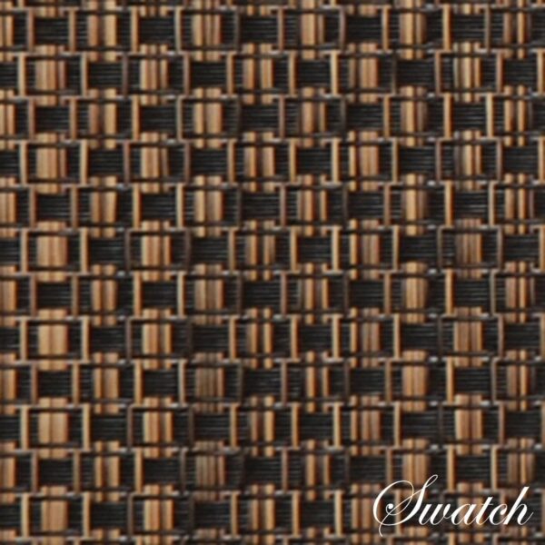 Sweet Pea Linens - Driftwood (Black & Tan) Wipe Clean Rectangle Placemats - Set of Two (SKU#: RS2-1002-F14) - Swatch