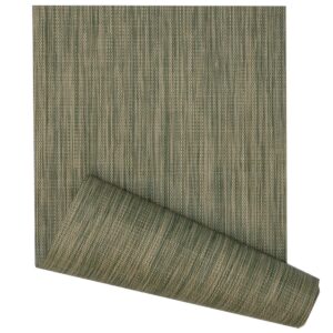Sweet Pea Linens - Green/Tan Wipe Clean 72 inch Table Runner (SKU#: R-1024-F16) - Main Product Image