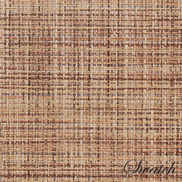 Sweet Pea Linens - Brown/Tan Wipe Clean Charger-Center Round Placemat (SKU#: R-1015-F20) - Swatch