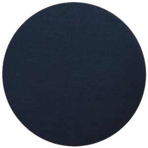 Sweet Pea Linens - Dark Blue Wipe Clean Charger-Center Round Placemat (SKU#: R-1015-F21) - Main Product Image