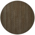 Sweet Pea Linens - Dark Brown & Blue Wipe Clean Charger-Center Round Placemat (SKU#: R-1015-F31) - Main Product Image