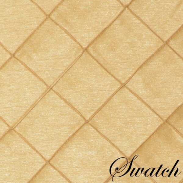 Sweet Pea Linens - Gold Pintucked 72 inch Table Runner (SKU#: R-1024-K2) - Swatch