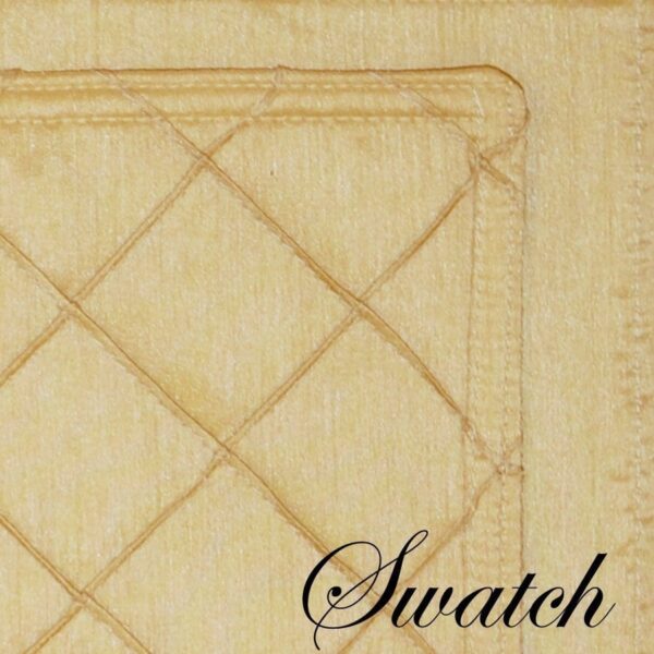 Sweet Pea Linens - Gold Pintucked Rectangle Placemats - Set of Four plus Center Round-Charger (SKU#: RS5-1002-K2) - Swatch