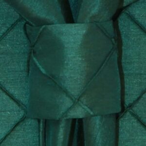 Sweet Pea Linens - Forest Green Pintucked Napkin Ring (SKU#: R-1030-K3) - Main Product Image