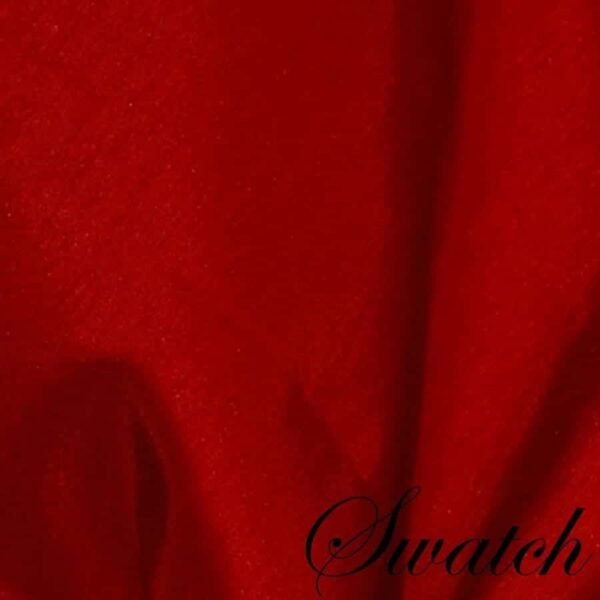 Sweet Pea Linens - Red Shantung Cloth Napkin (SKU#: R-1010-K4) - Swatch