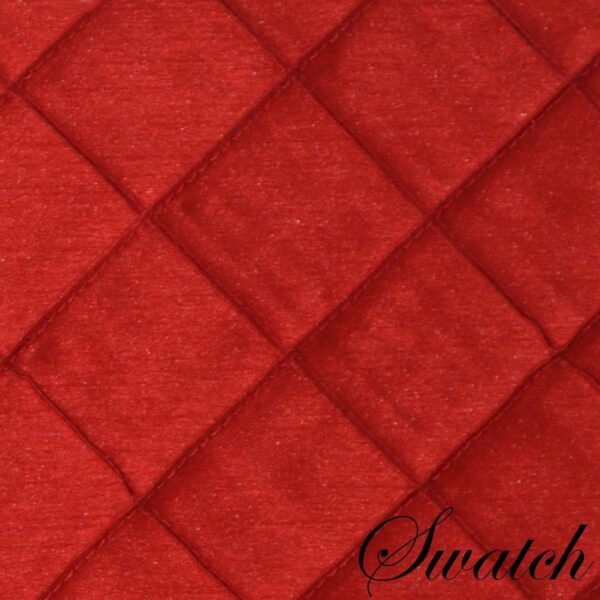Sweet Pea Linens - Red Pintucked 72 inch Table Runner (SKU#: R-1024-K4) - Swatch