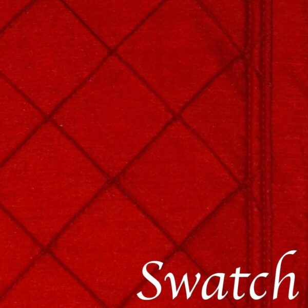 Sweet Pea Linens - Red Pintucked Rectangle Placemats - Set of Two (SKU#: RS2-1002-K4) - Swatch