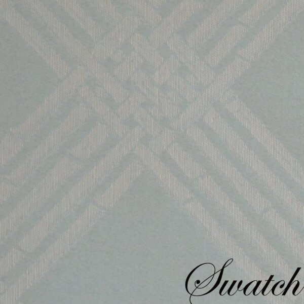 Sweet Pea Linens - Light Blue/Green Lattice Jacquard Cloth Napkin (SKU#: R-1010-L23) - Swatch