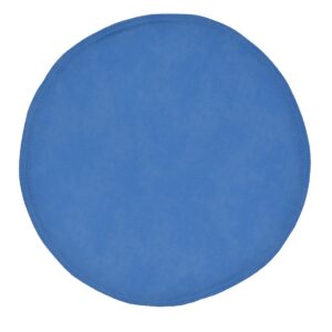 Medium Blue Leaf Jacquard Charger-Center Round Placemat (Final Sale)