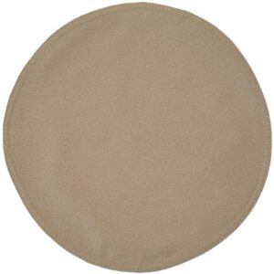 Sweet Pea Linens - Beige Crypton Twill Charger-Center Round Placemat (SKU#: R-1015-U6) - Main Product Image