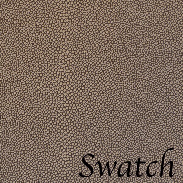 Sweet Pea Linens - Brown & Tan Dot Vinyl Wipe Clean Charger-Center Round Placemat - Set of Six (SKU#: RS6-1015-V2) - Swatch