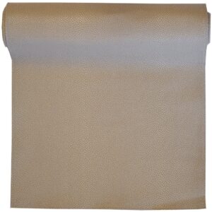 Sweet Pea Linens - Tan Dot Vinyl Wipe Clean 72 inch Table Runner (SKU#: R-1024-V3) - Main Product Image