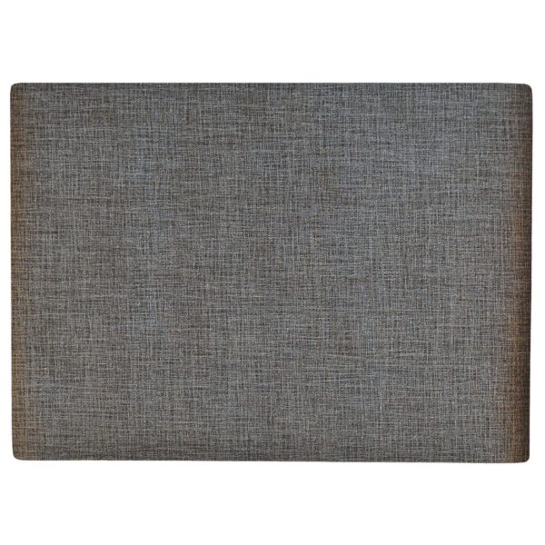Sweet Pea Linens - Silver & Black Vinyl Wipe Clean Rectangle Placemat (SKU#: R-1002-V4) - Main Product Image