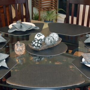 Silver & Black Vinyl Wipe-Clean Collection