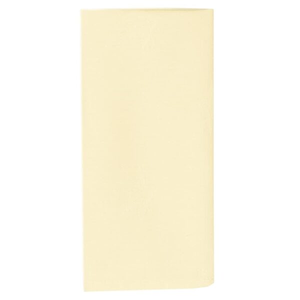 R-1010-Y2-1 Sweet Pea Linens - Solid Ivory Rolled Hem Jacquard Cloth Napkin (SKU#: R-1010-Y2) - Main Product Image