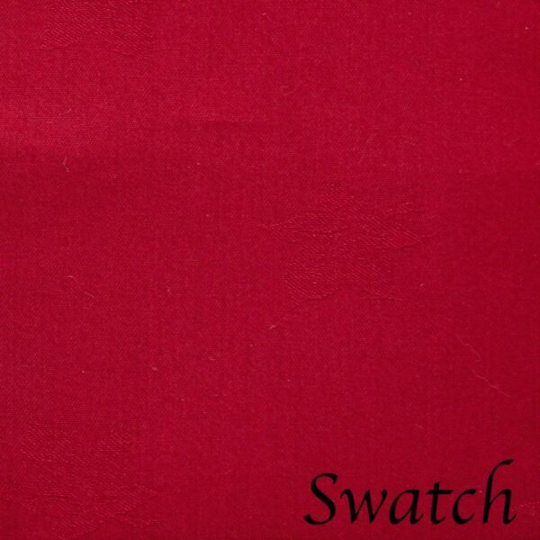 Sweet Pea Linens - Solid Red Jacquard 90 inch Round Table Cloth (SKU#: R-1065-Y4) - Swatch