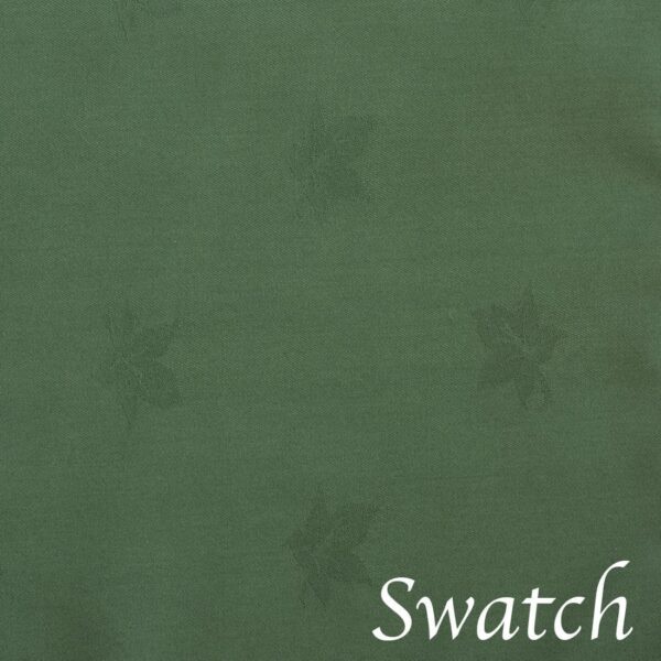 Sweet Pea Linens - Solid Green Jacquard 90 inch Round Table Cloth (SKU#: R-1065-Y5) - Swatch